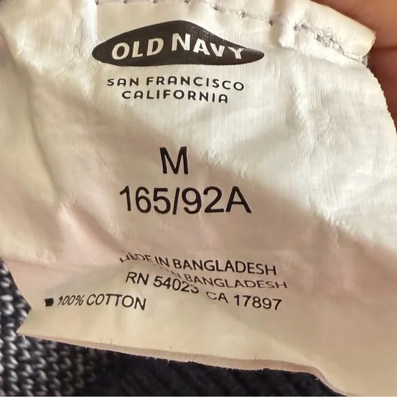 Black Polka Dot Cotton Sweater Womens Medium Knit Pullover Layering Top Old Navy - Picture 7 of 7